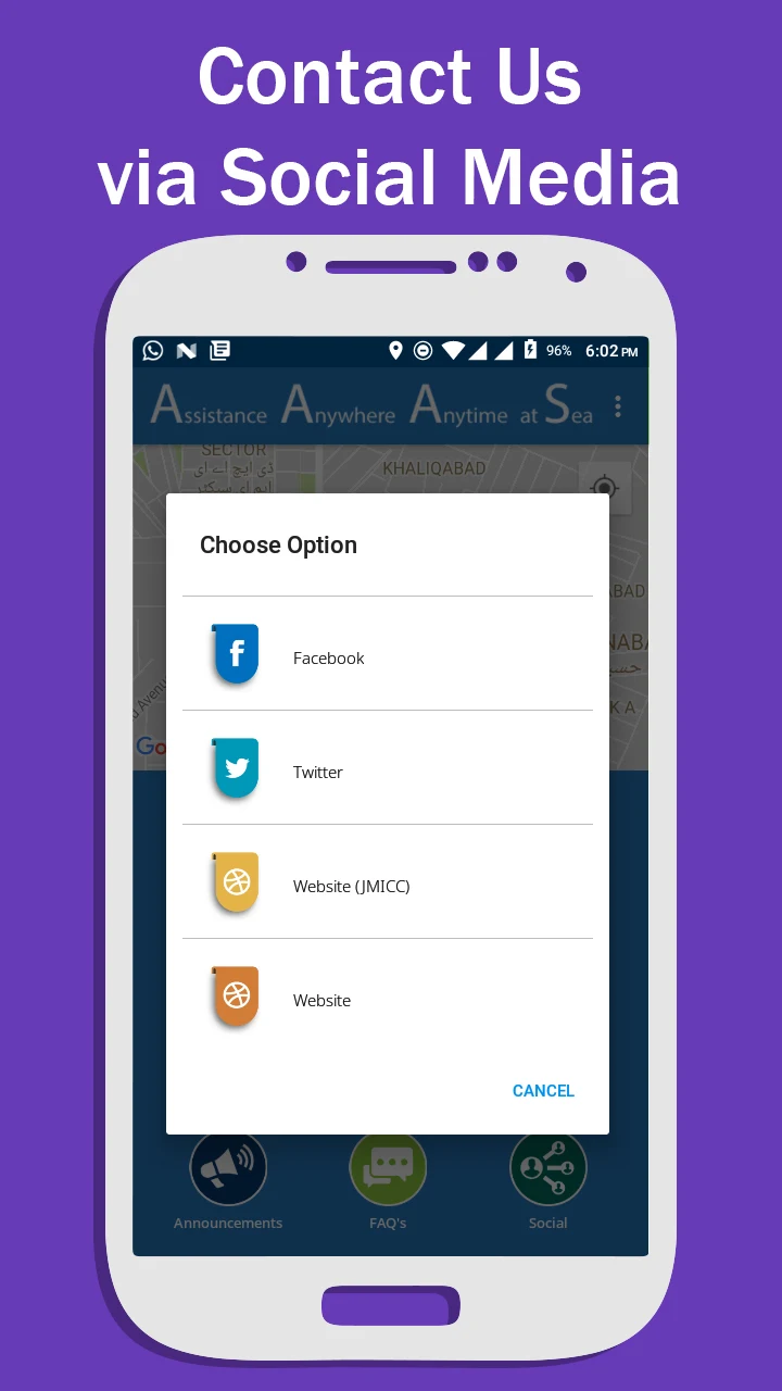 Assistance At SEA (AAAS) screenshot